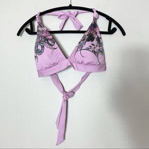 Lucky Brand Purple Bikini Top